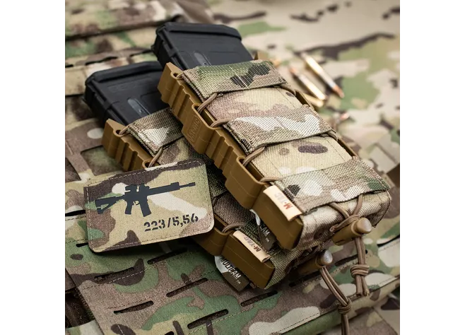 Нашивка M-Tac AR-15 223/5.56 Laser Cut Multicam/Black Фото 2